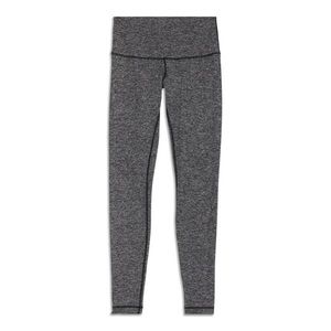 Lululemon winder under legging heather grey/black